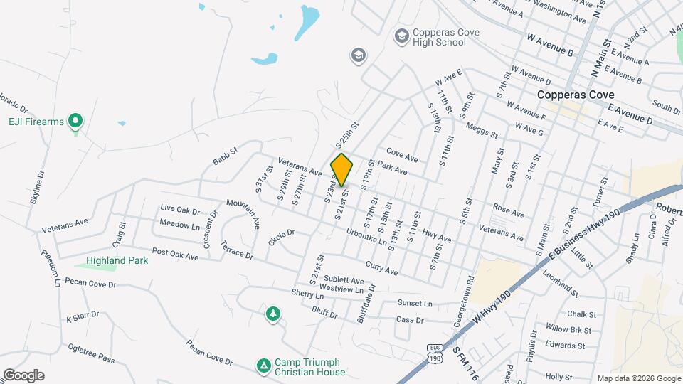 1006 S 21st St Mapa y Detalles de la Ubicación