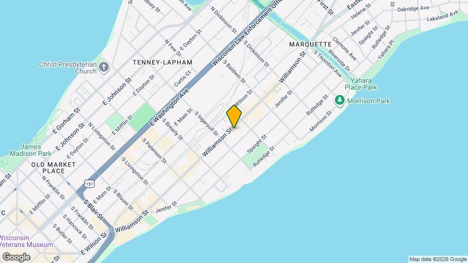 1129 Williamson St Map and Location Details