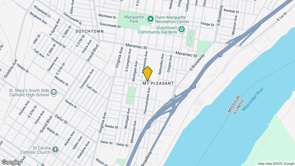 4403 Pennsylvania Ave Map and Location Details