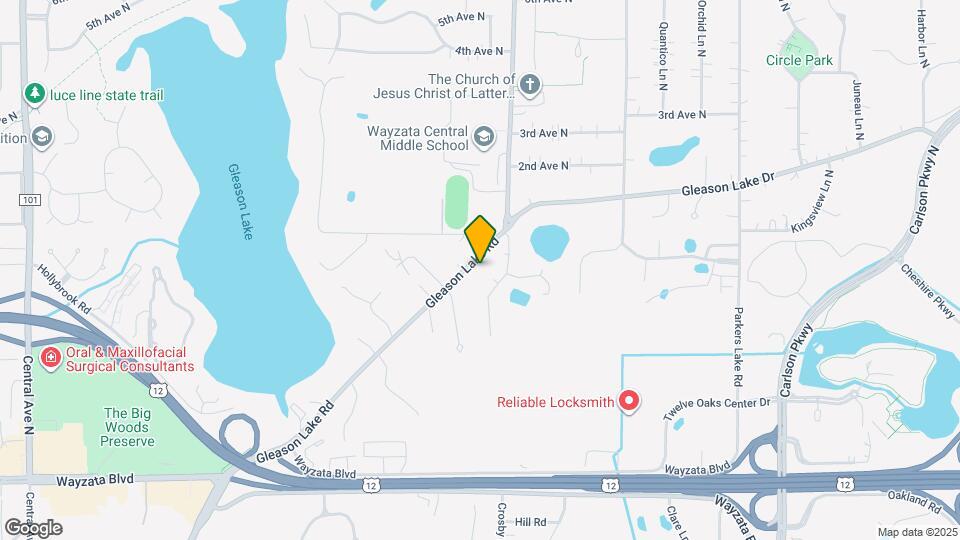 16025 Gleason Lake Rd Map and Location Details