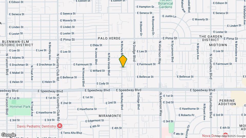 1310 N Richey Blvd Map and Location Details