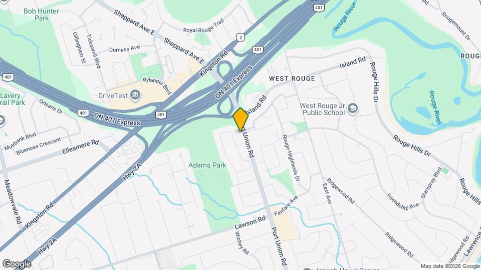 942 Port Union Rd Map and Location Details