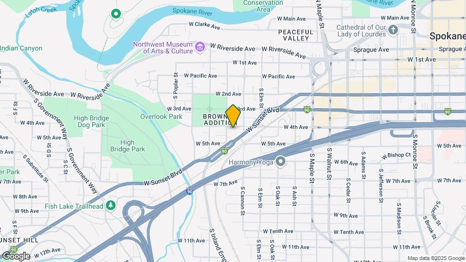 2017 W 4th Ave Map and Location Details