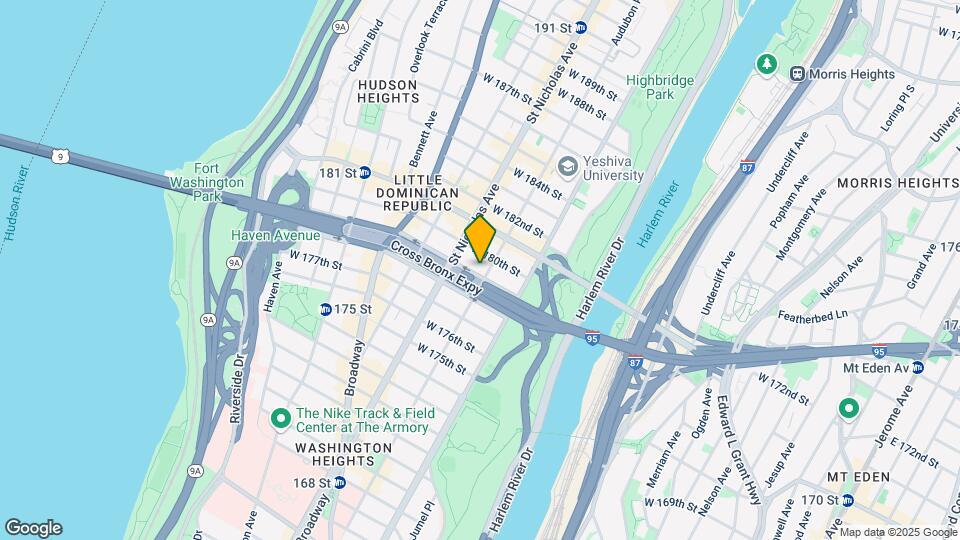 529 W 179th St Map and Location Details