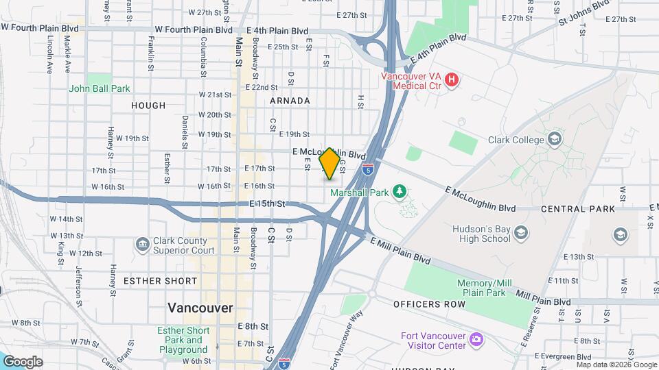 608 E 16th St Map and Location Details