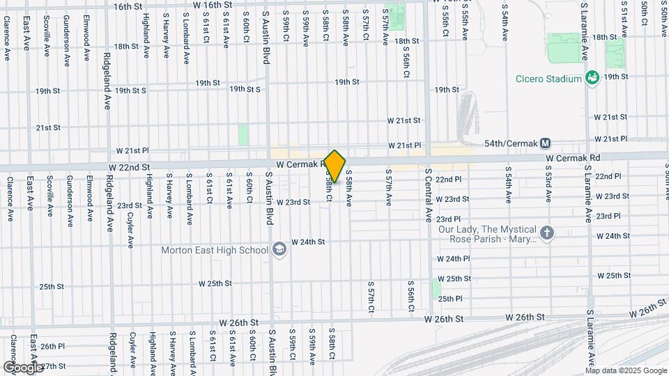 2231 S 58th Ct Map and Location Details