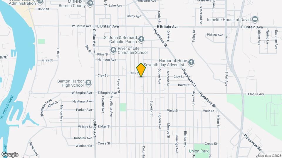 814 Columbus Ave Map and Location Details