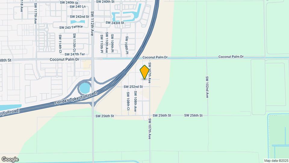 25123 SW 107th Ct Map and Location Details