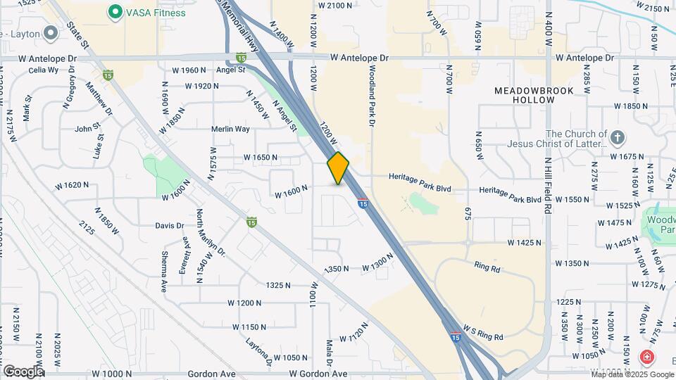 1149 W 1600 N Map and Location Details
