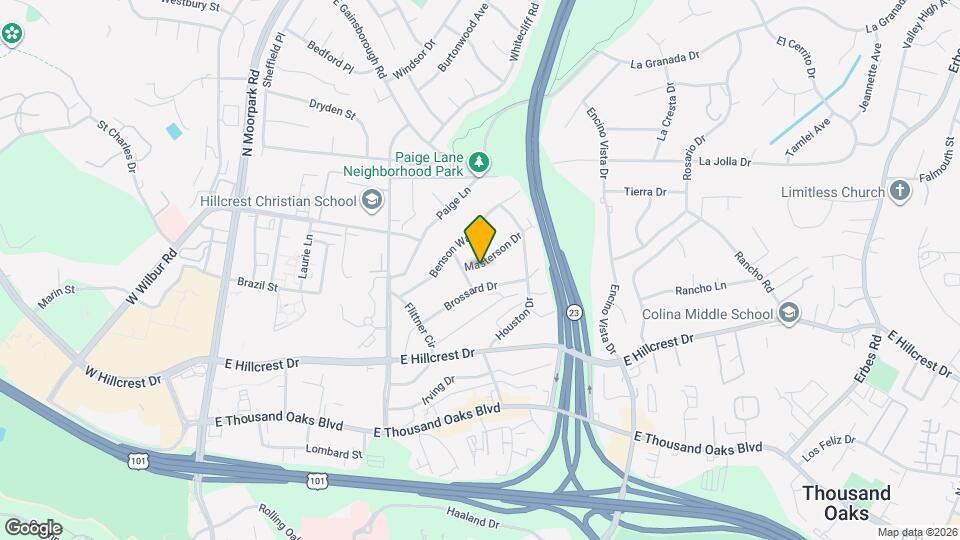 736 Masterson Dr Map and Location Details