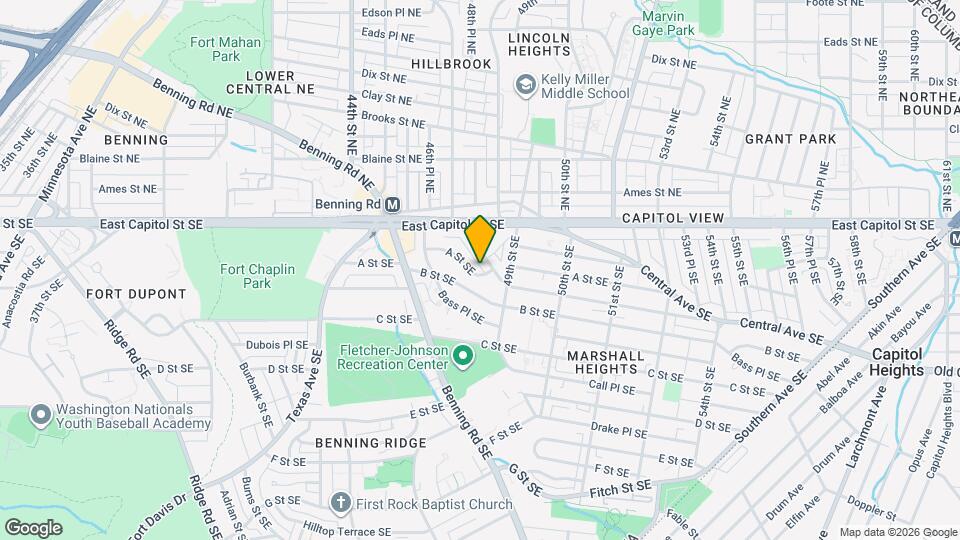 4686 A St SE Map and Location Details