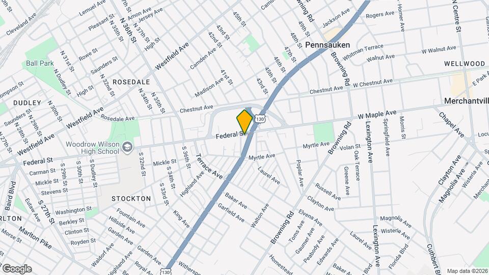 4106 Federal St Mapa y Detalles de la Ubicación