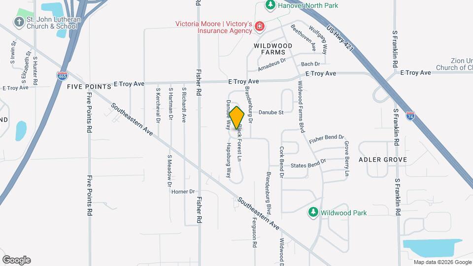 3222 Black Forest Ln Mapa y Detalles de la Ubicación