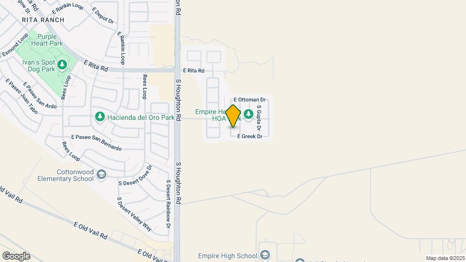 8461 S Hunnic Dr Map and Location Details