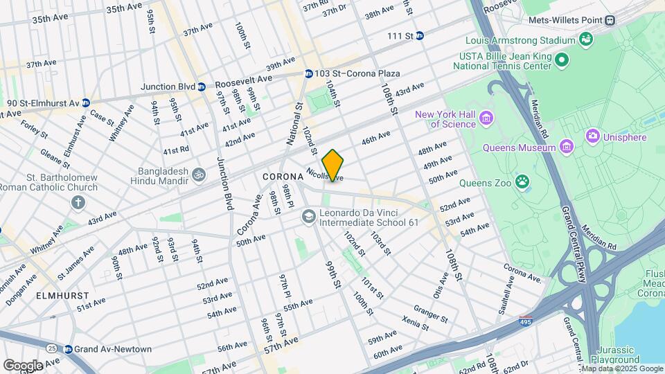 10215 Corona Ave Mapa y Detalles de la Ubicación