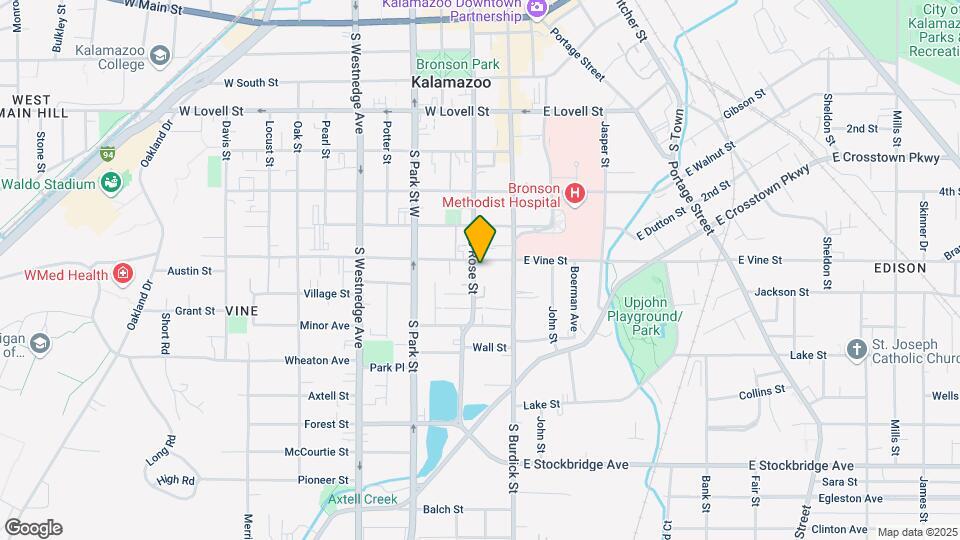 809 S Rose St Map and Location Details