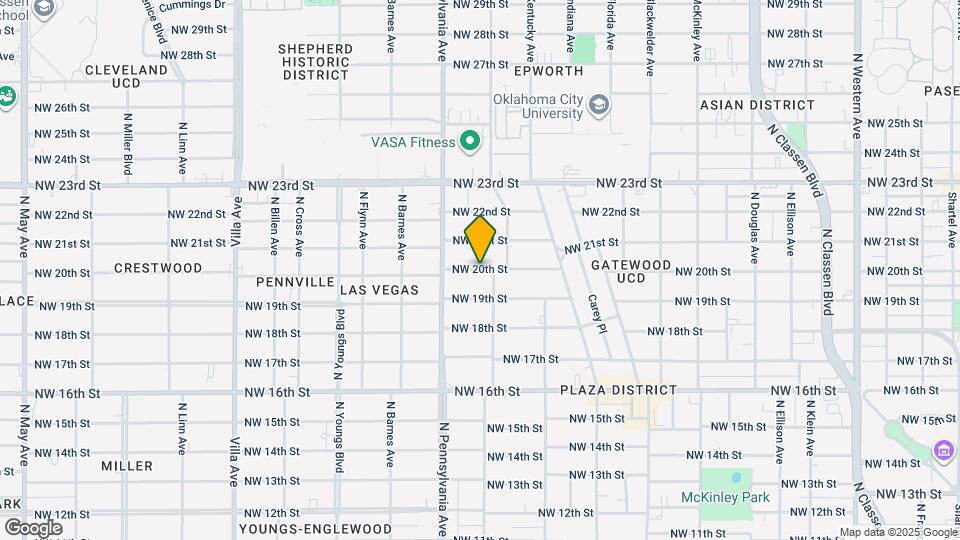 2040 NW 20th St Map and Location Details