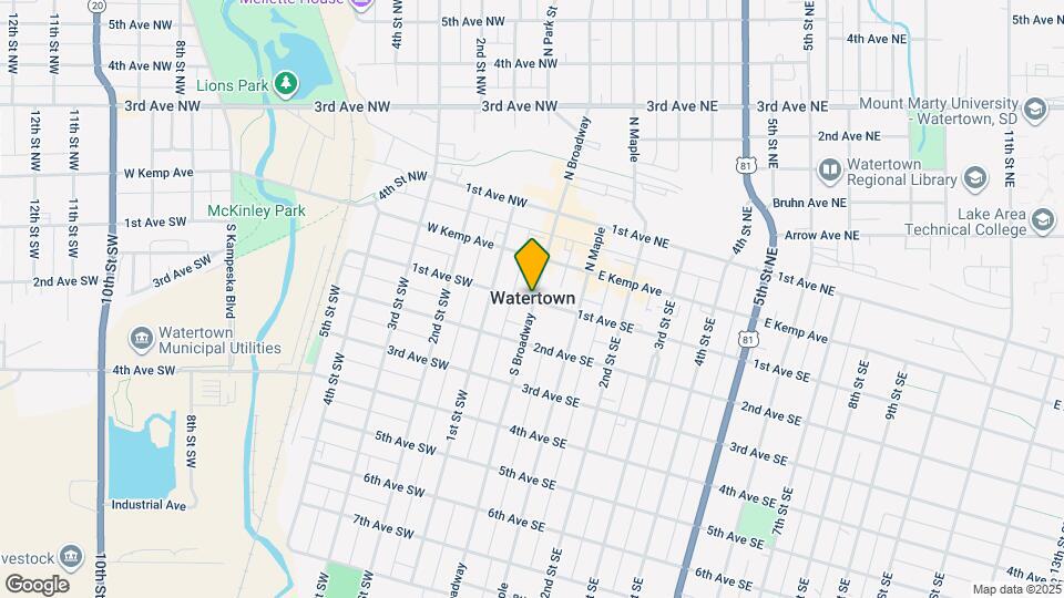 1501 Grove Pl Map and Location Details
