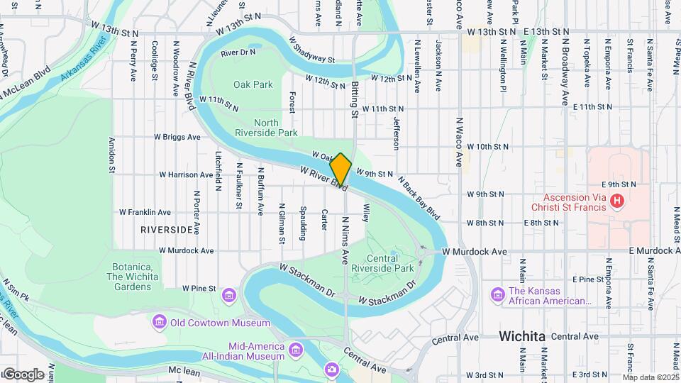 901 W River Blvd Map and Location Details