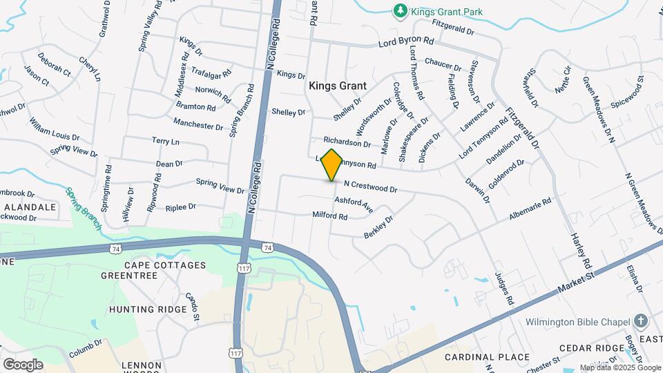 238 N Crestwood Dr Map and Location Details
