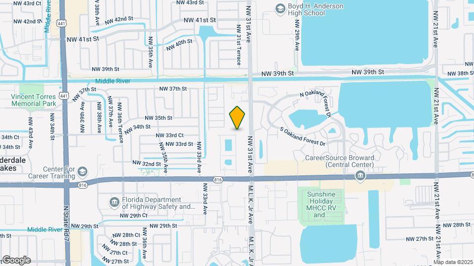 3306 NW 31st Terrace Mapa y Detalles de la Ubicación