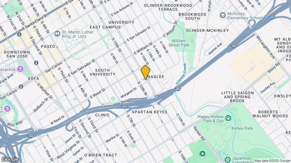 695 S 11th St Map and Location Details