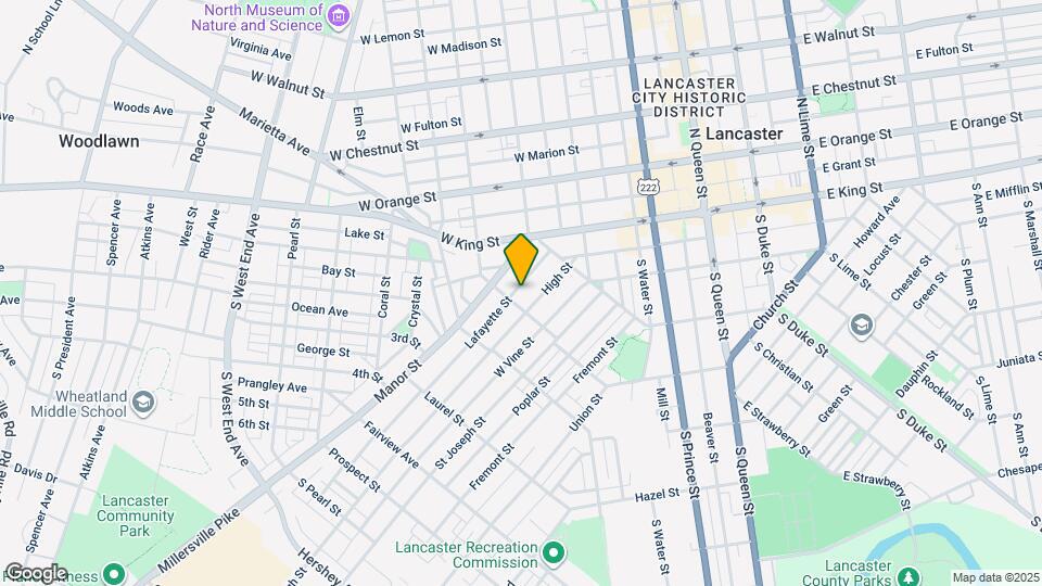 464 Lafayette St Mapa y Detalles de la Ubicación