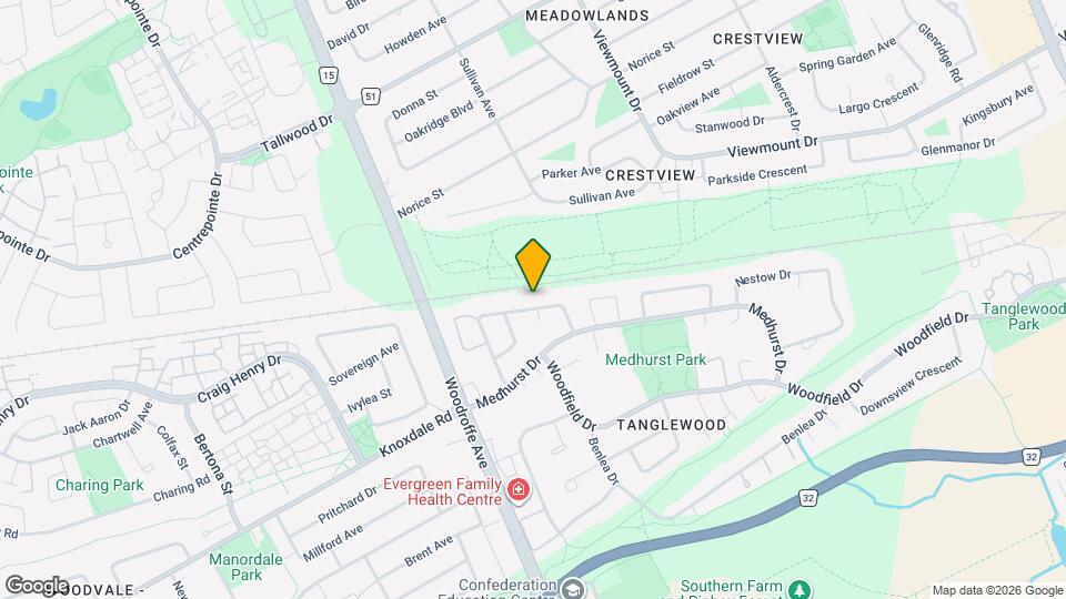 34 Brockington Crescent Map and Location Details
