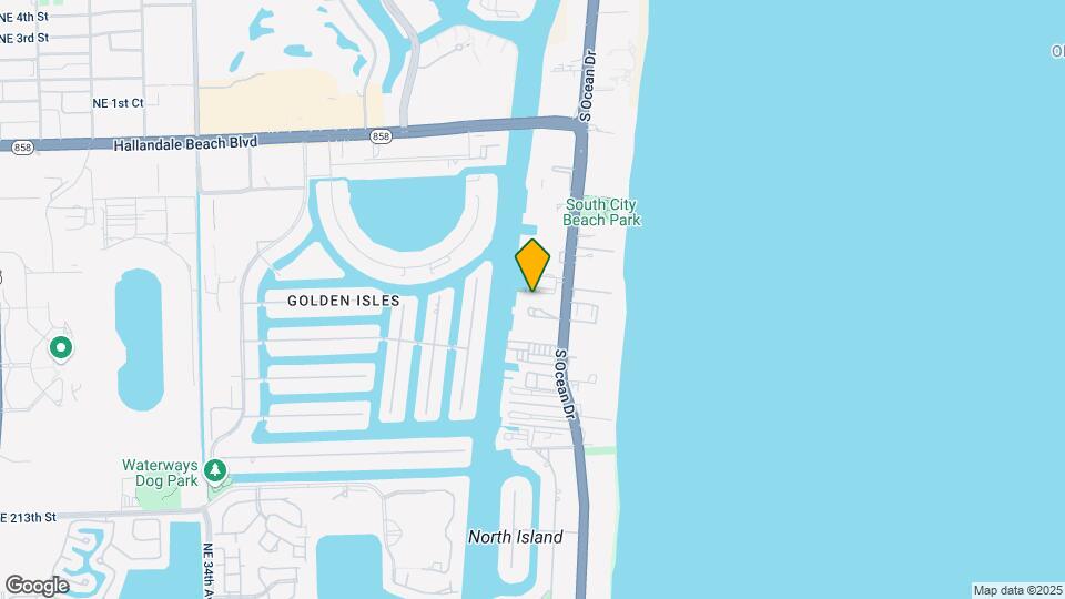 1985 S Ocean Dr, Unit 7A Map and Location Details