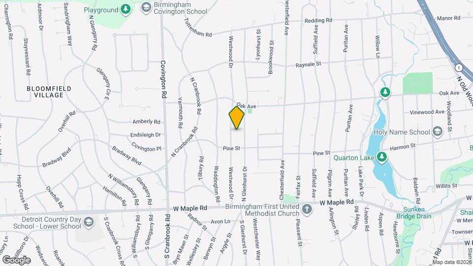 600 Westwood Dr Map and Location Details