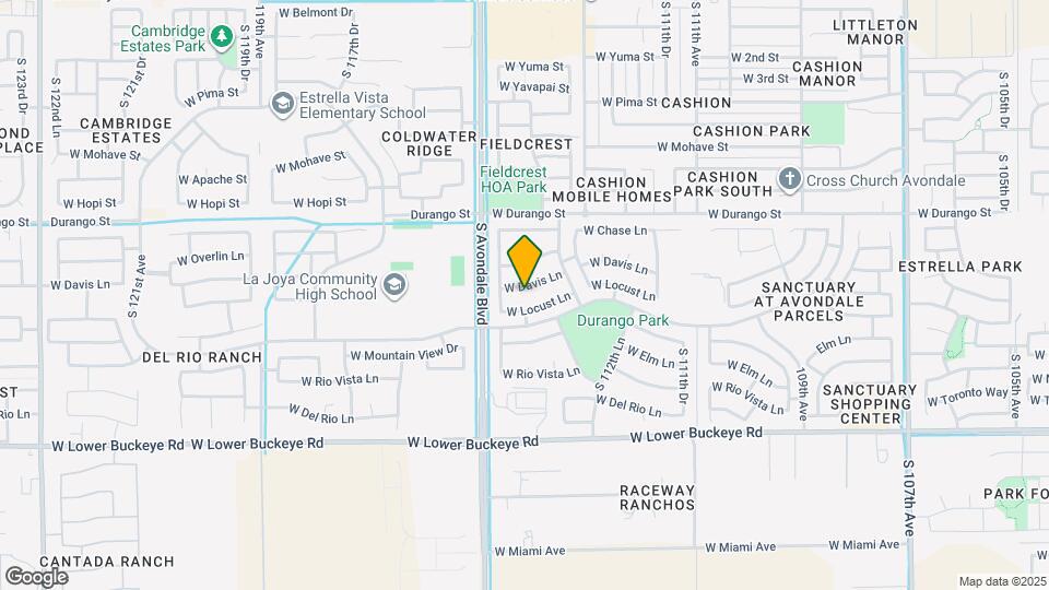 11409 W Davis Ln Map and Location Details