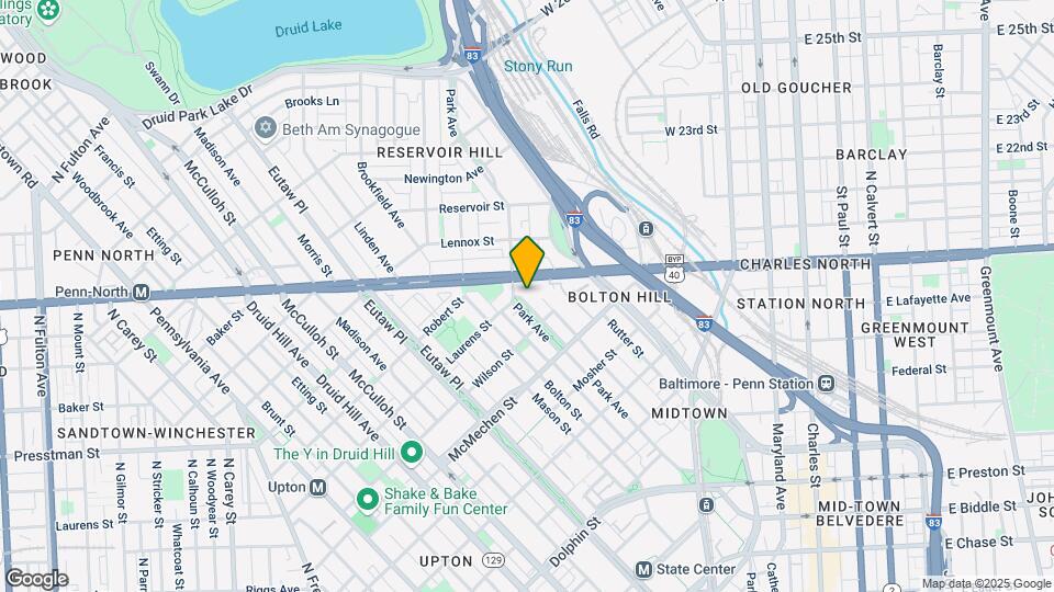 1729 Park Ave Map and Location Details