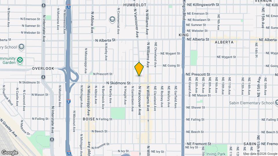 4391 N Vancouver Ave Map and Location Details