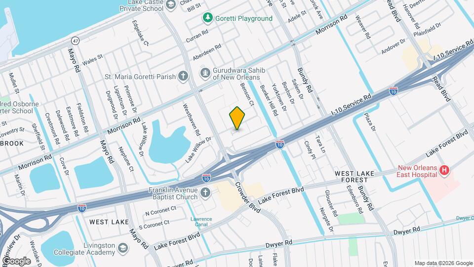 7019 Crowder Blvd Map and Location Details