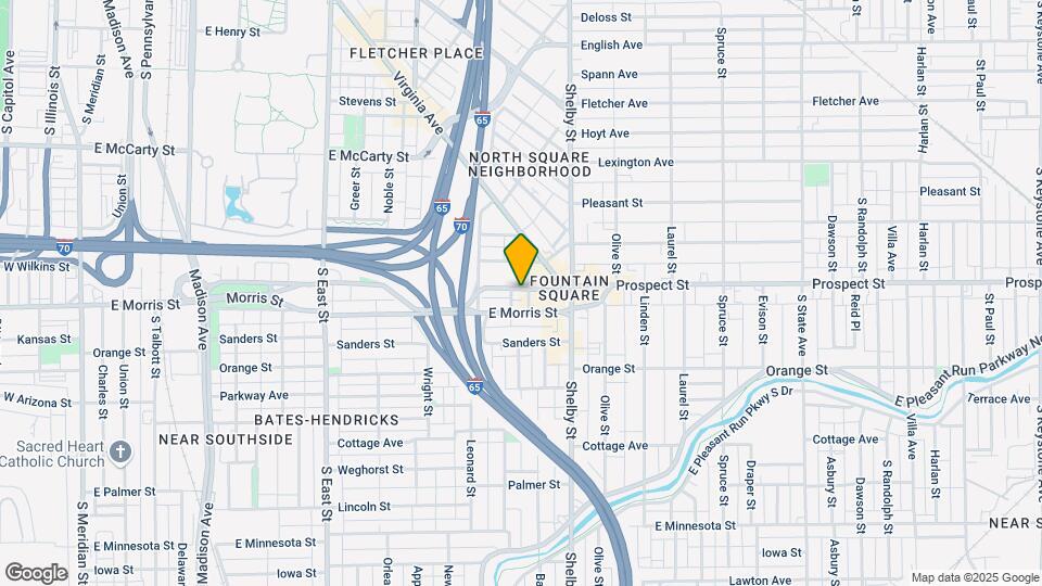 949 Prospect St, Unit Up Map and Location Details