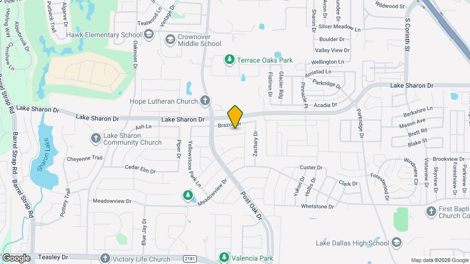 2202 Barton Springs Dr Map and Location Details