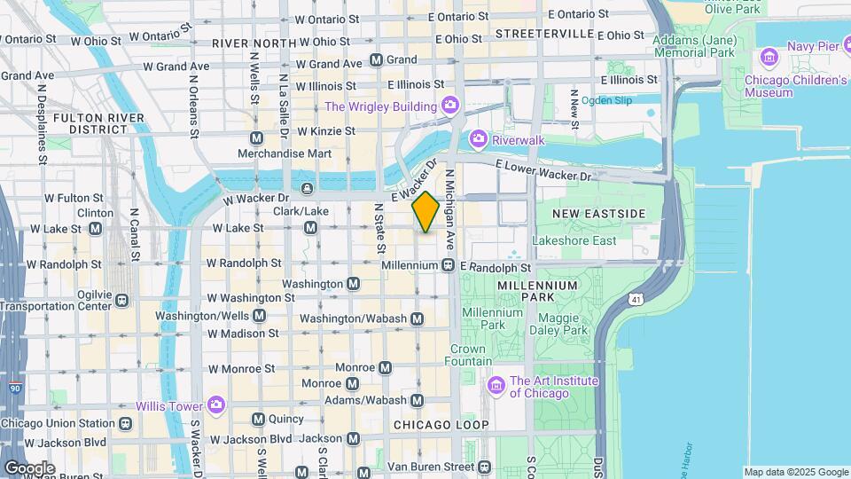 171 N Wabash Ave Map and Location Details