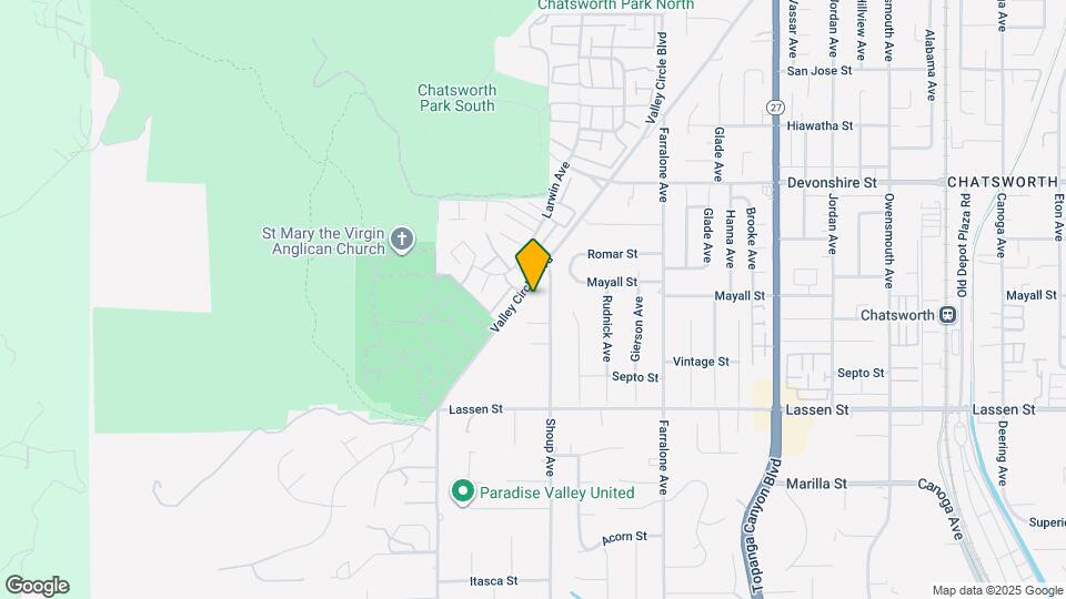 10062 Valley Circle Blvd Map and Location Details