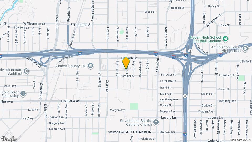 844 Sumner St Map and Location Details