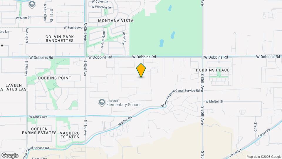 9415 S 39th Dr Map and Location Details