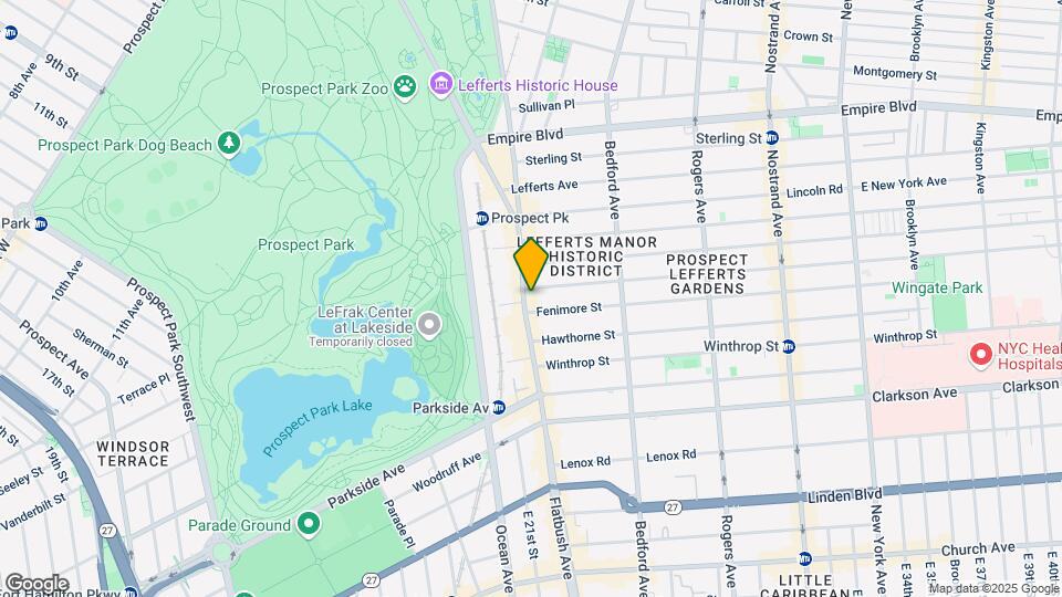 628 Flatbush Ave Map and Location Details
