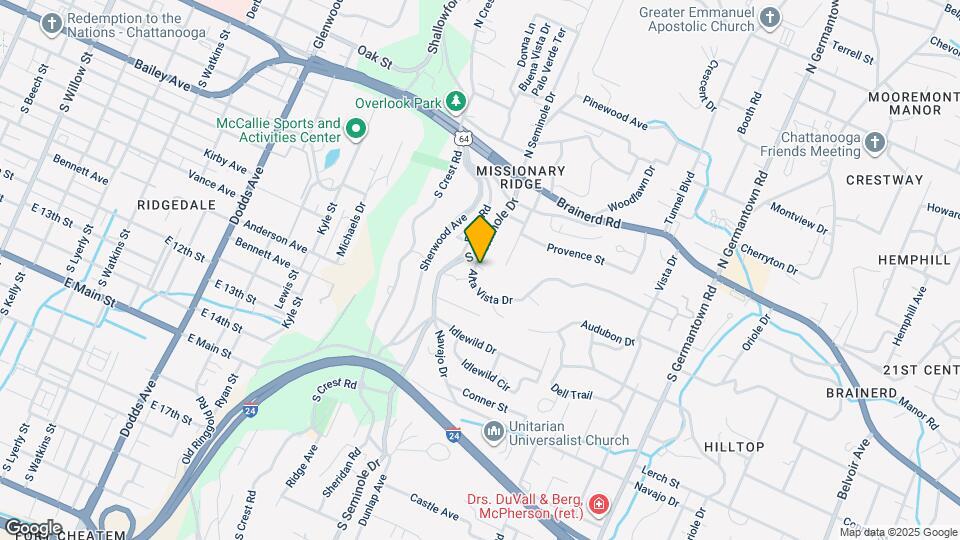 3205 Alta Vista Dr Map and Location Details