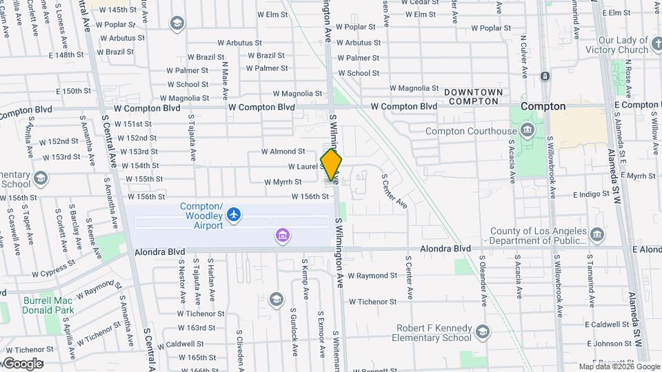 449-455 S Wilmington Ave Map and Location Details