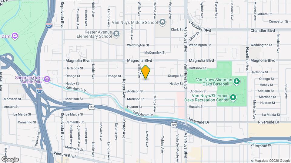 14739 Hesby St Map and Location Details