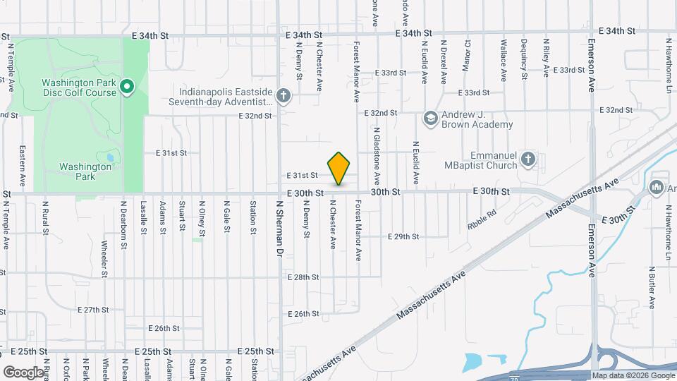 4012 E 30th St Map and Location Details