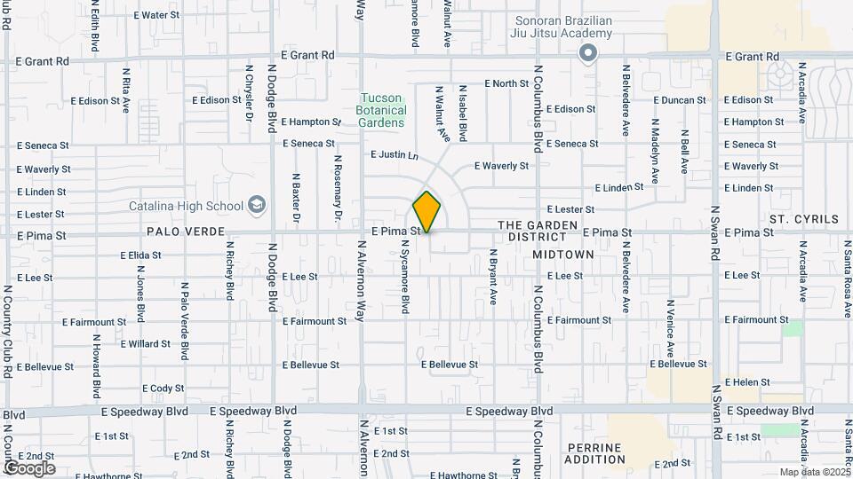 1651 N Louis Ln Map and Location Details