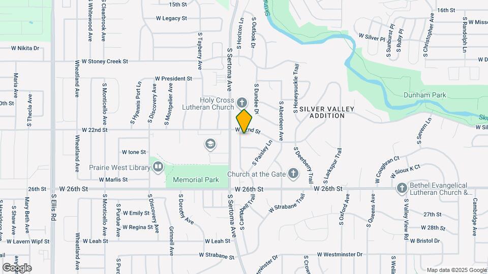 1504 S Campbell Trail Mapa y Detalles de la Ubicación