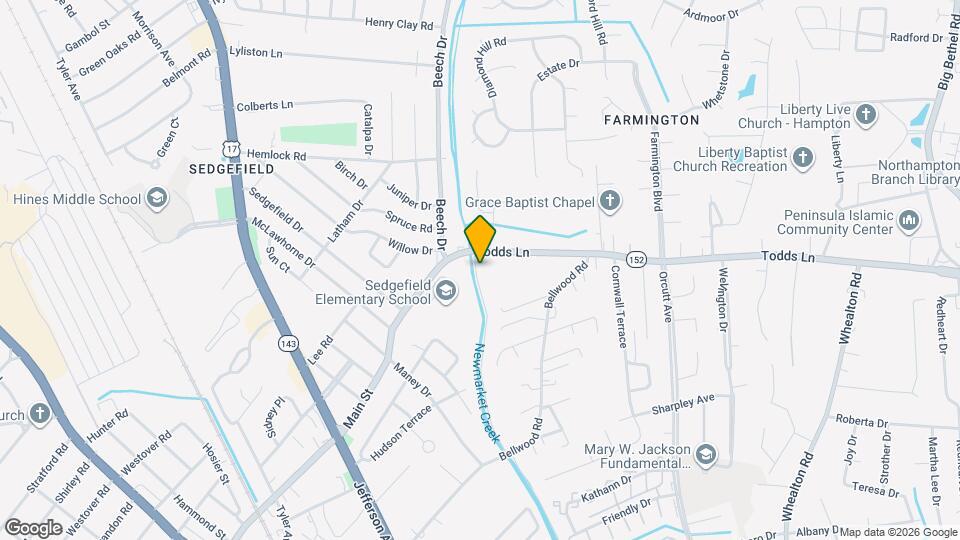 702 Todds Ln, Unit G204 Map and Location Details