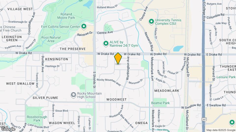 831 Winchester Dr Map and Location Details