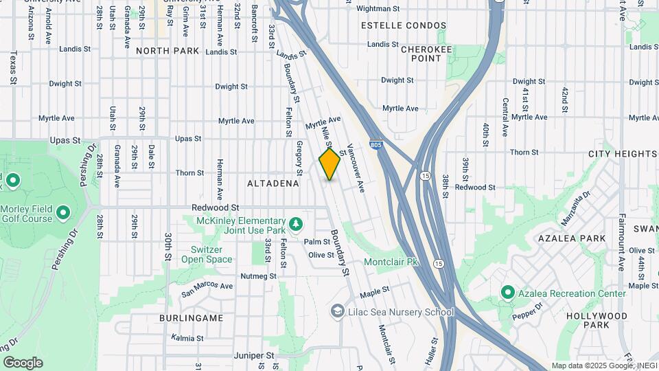 3121-3149 Boundary St Mapa y Detalles de la Ubicación